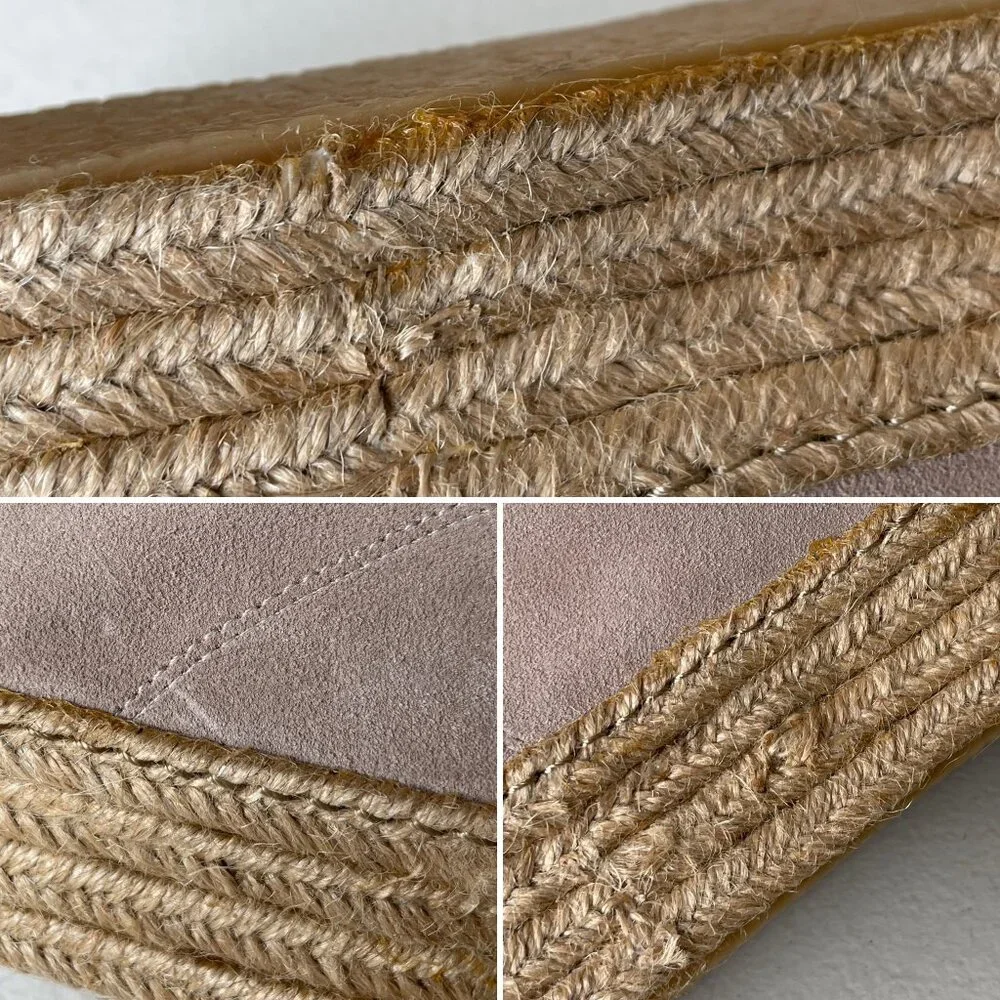 Steve Madden Hampton Tan Suede Platform Espadrille Sneakers Size 10